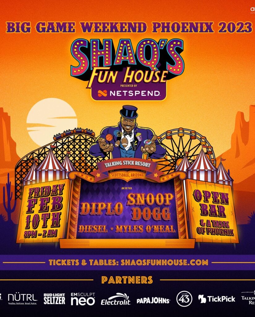 Event Preview: Shaq's Fun House Super Bowl Weekend 2023