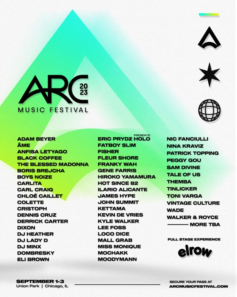 ARC Music Festival Announces Initial Lineup for 2023 Edition