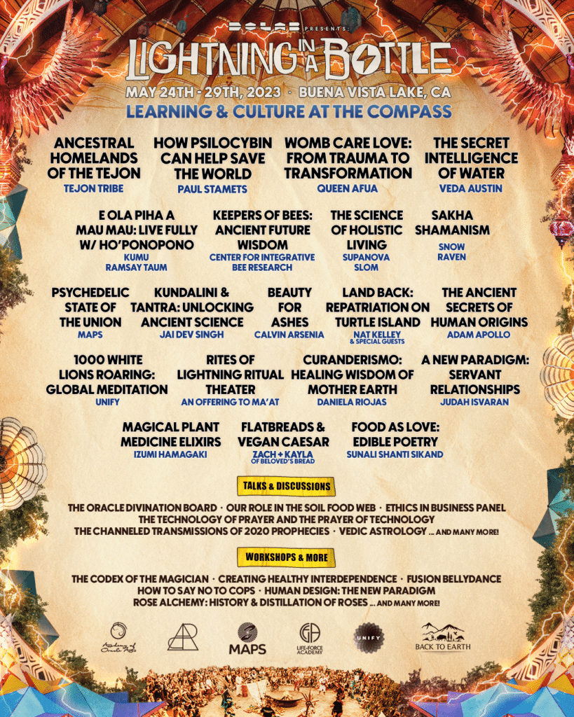 Do LaB Announces Learning & Culture and Music Lineups for The Compass at 20th Anniversary of Lightning in a Bottle