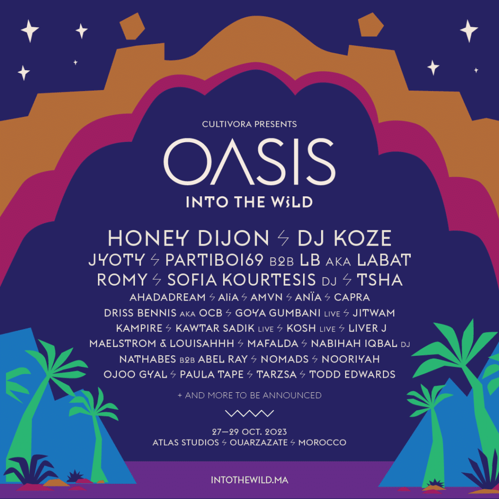 OASIS INTO THE WILD UNVEILS SPECTACULAR NEW VENUE AND FIRST ACTS FOR 2023