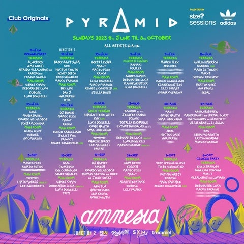 Pyramid announces weekly lineups schedule with Caribou, Bonobo (DJ Set), Ricardo Villabolos, Nina Kraviz, Raresh, Richie Hawin and more
