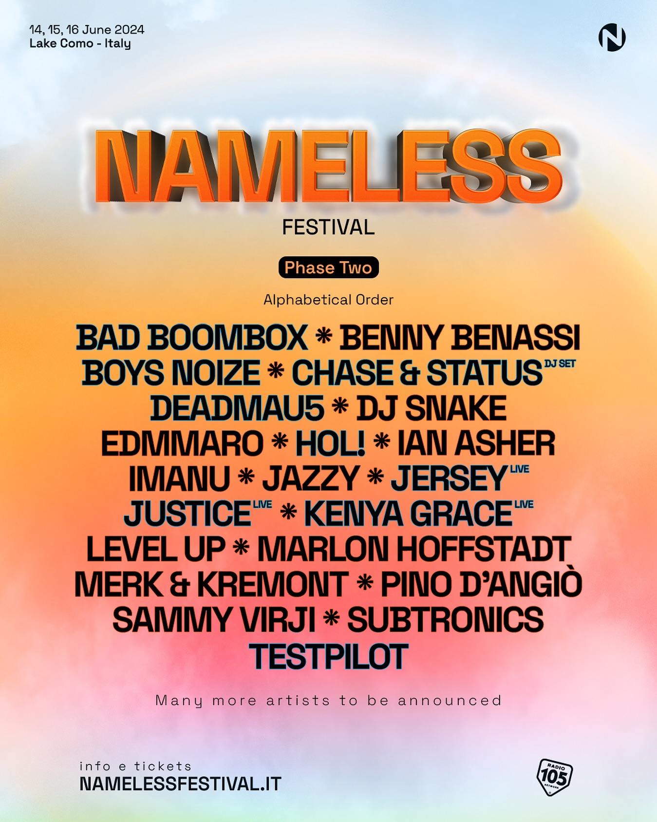 Nameless Festival 2024 • Electric State News Media Radio Records