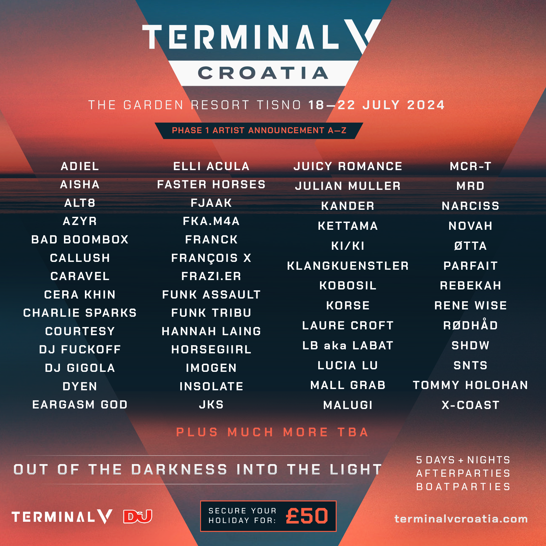 terminal v 2024 lineup